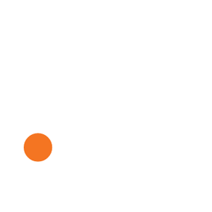 white outline of the state of Ohio with orange dot on Airtrons Dayton service area