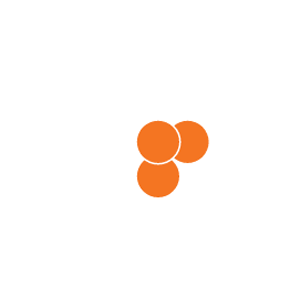 white outline of the of San Antonio region with orange dots on Airtrons MidAtlantic service areas