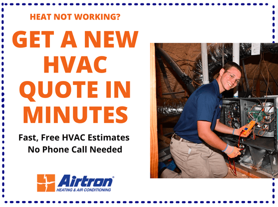 Free instant online quote for a new furnace and air conditioner