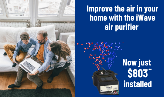 iwave air purification system special offer for customer experience week