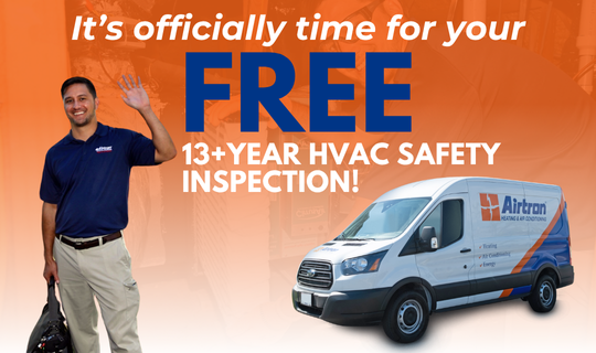 Airtron is offering customers with systems over 13 years old a free safety inspection