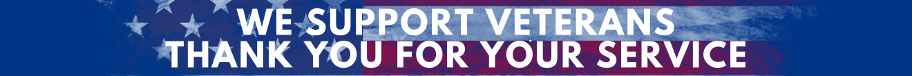 We support veterans. Thank you for your service.