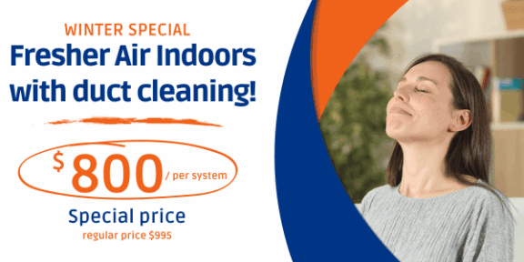 Airtron Austin special offer for Essential HomeCare customers with discounted duct cleaning for single system