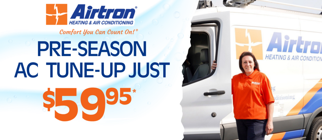 Airtron pre-season spring tune-up offer for air conditioner and furnace just $59.95