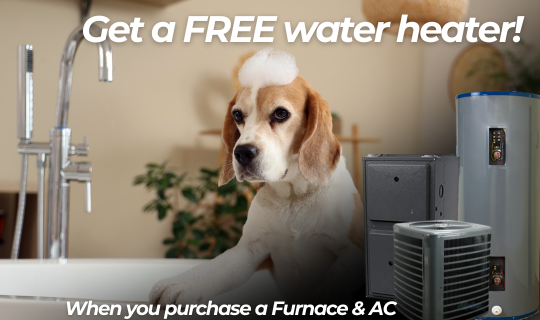 Airtron offering a free water heater with complete system purchase